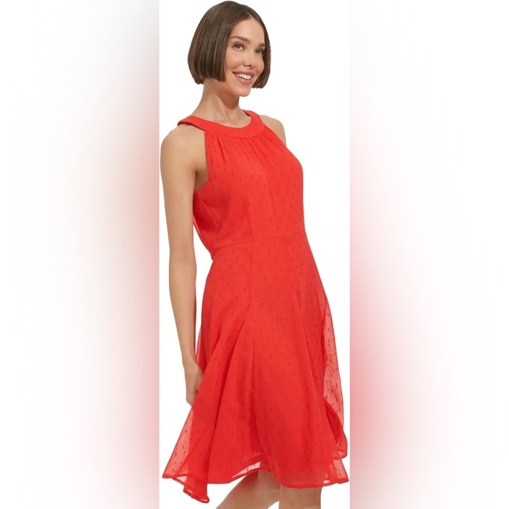 Tommy Hilfiger Red Sleeveless Dress